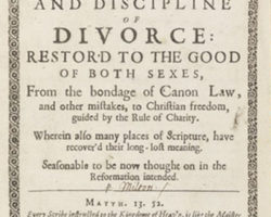 For History Buffs: The Nature of Family in Seventeenth-Century Liberal Protestant Thought