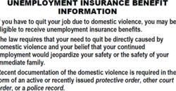 Proposed Florida Bill: Domestic Violence Victims Eligible for Unemployment Benefits