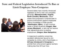 Maryland Joins the Bandwagon: Bans Noncompetes for Low-Wage Workers