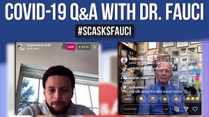 NBA Star Stephen Curry Interviews Anthony Fauci