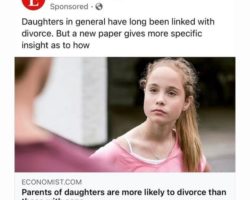 More on Daughters Causing Parental Divorce