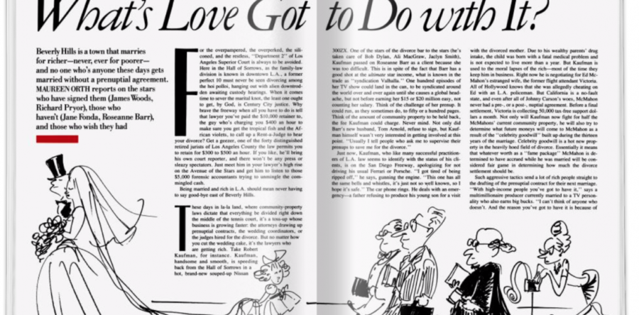 Pre-nuptial Agreements: What Does Love Have to Do with It?