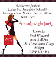 Bar Mitzvah Announcements, Wedding Announcements, and now Divorce Announcements