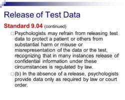 Releasing Test Data and the Emperor’s New Clothes: Is The Need for Disclosure in Plain Sight? Or, “Whose Data Is It Anyway?”